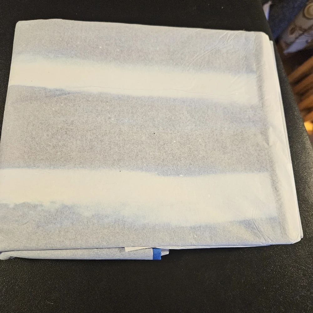 Blue Stripe Microfiber Oversized Lightweight Beach Towel NWT